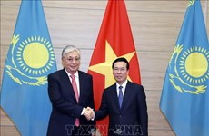 Presidente kazajo concluye exitosamente su visita oficial a Vietnam