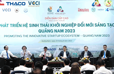 Celebran foro sobre ecosistema de startups en provincia de Quang Nam