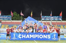 Prensa regional elogia la victoria de Vietnam en Torneo de Fútbol regional Sub-23