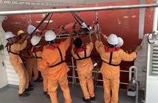 Brindan asistencia médica oportuna a marineros extranjeros heridos en el mar