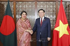 Dirigentes de Parlamentos de Vietnam y Bangladesh sostienen conversaciones