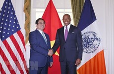 Premier vietnamita recibe al alcalde de Nueva York