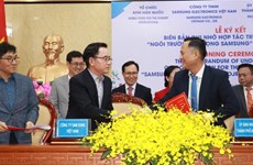 Samsung Vietnam construirá escuela a favor de niños pobres en Binh Phuoc