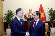 Canciller vietnamita recibe al asistente de ministro de Relaciones Exteriores de China