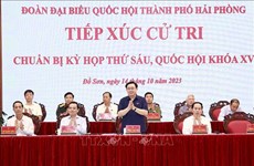 Presidente del Parlamento vietnamita se actualiza de aspiraciones de votantes 