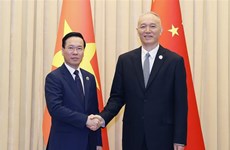 Presidente vietnamita se reúne con dirigente partidista chino