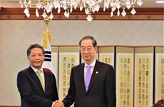 Delegación partidista de alto nivel de Vietnam se encuentra en Corea del Sur