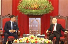Vietnam aspira promover cooperación con Mongolia, afirma máximo dirigente partidista