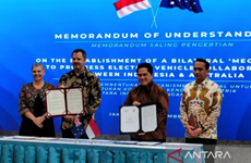 Indonesia y Australia cooperan para desarrollar vehículos eléctricos 