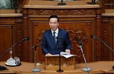 Presidente vietnamita pronuncia discurso en Dieta Nacional Japonesa