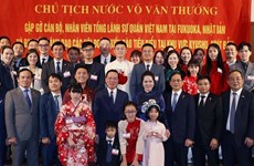 Vietnamitas en Japón valoran elevación de relaciones entre ambos países
