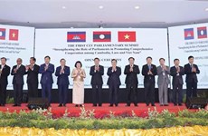 Se inaugura cumbre parlamentaria de alto nivel Camboya-Laos-Vietnam