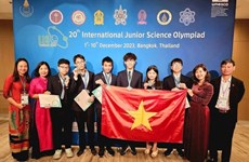 Estudiantes de Hanoi ganan seis medallas en Olimpiada Internacional de Ciencias