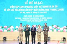 Concluye con éxito ejercicio bilateral Vietnam - India sobre mantenimiento de la paz