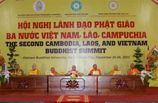 Comienza en Ciudad Ho Chi Minh Cumbre budista Vietnam-Laos-Camboya