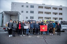 Consulado General de Vietnam en Osaka ofrece apoyo a vietnamitas afectadas por terremoto