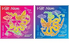Lanzan sellos por año del dragón para promover patrimonio mundial de Vietnam