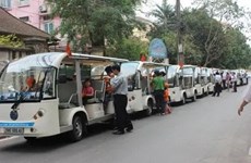 Despliegan de forma piloto en Ciudad Ho Chi Minh vehículos electrónicos para turistas