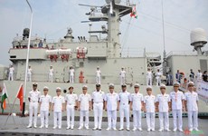Buque de la Armada de Vietnam llega a la India para el ejercicio MILAN 2024