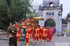 Rituales más importantes del Festival del Templo Tran se celebran en Nam Dinh