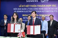 Parque industrial en Ciudad de Ho Chi Minh coopera con Siemens en capacitación laboral