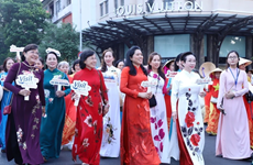 Más de cinco mil personas participarán en Festival Ao Dai de Ciudad Ho Chi Minh