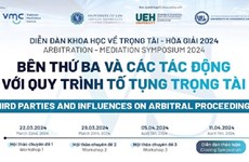 Celebrarán Simposio de Arbitraje y Mediación 2024 en Ciudad Ho Chi Minh
