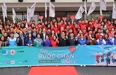 Campaña de caminata en Vietnam honra al Día Internacional de la Felicidad