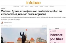 Infobae de Argentina resalta papel de las pymes en desarrollo económico de Vietnam