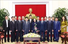 Dirigente partidista recibe a delegación del Partido de Trabajadores de Corea del Norte