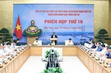 Instan a garantizar ritmo de ejecución de obras de transporte claves de Vietnam