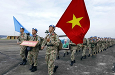 Difunden imágenes de cascos azules de Vietnam en entorno multilateral