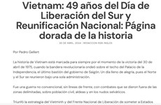 Periódico mexicano resalta la victoria del 30 de abril de Vietnam