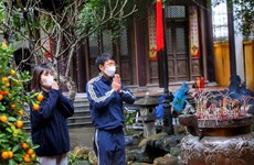  Visitas a las pagodas a principios del Año Nuevo Lunar: belleza cultural de Vietnam