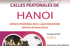 Hanoi reabre espacio peatonal para promover el turismo local