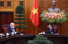 Premier vietnamita recibe a vicepresidente ejecutivo de la Comisión Europea