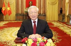 Construir la Patria cada vez más próspera, el llamado del líder partidista de Vietnam