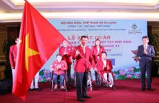 Realizan acto de despedida a atletas vietnamitas participantes en Juegos Paralímpicos de ASEAN