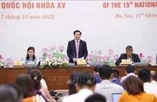 Cuarto periodo de sesiones del Parlamento de Vietnam inaugurará el 20 de octubre