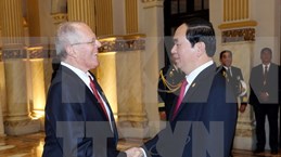 Presidentes de Vietnam y Perú discuten el fortalecimiento de lazos binacionales