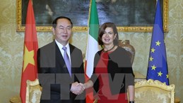 Presidente de Vietnam sugiere aprobación por Italia del TLC con UE 