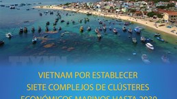 Vietnam por establecer siete complejos de clústeres económicos marinos 