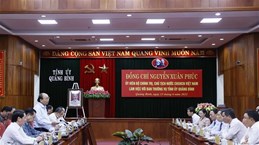 Exhortan a provincia vietnamita de Quang Binh a aprovechar su potencial de desarrollo