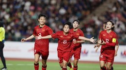 SEA Games 32: Equipo de fútbol femenino de Vietnam gana boleto para la final