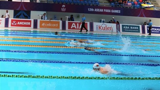 Nadadores vietnamitas establecen seis plusmarcas en Juegos Paralímpicos regionales