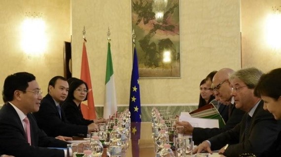 Ratifican Vietnam e Italia determinación de robustecer nexos bilaterales 
