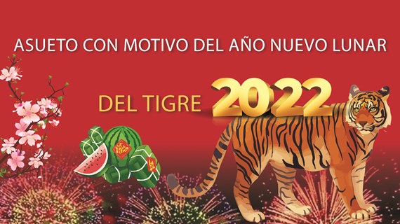Asueto con motivo del Año Nuevo Lunar del Tigre 2022
