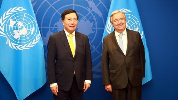 ONU continuará apoyando prioridades de desarrollo de Vietnam, afirma su secretario general