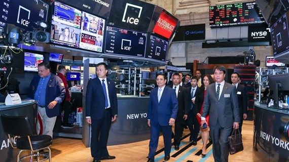 Primer ministro de Vietnam visita mayor bolsa de valores del mundo en Nueva York