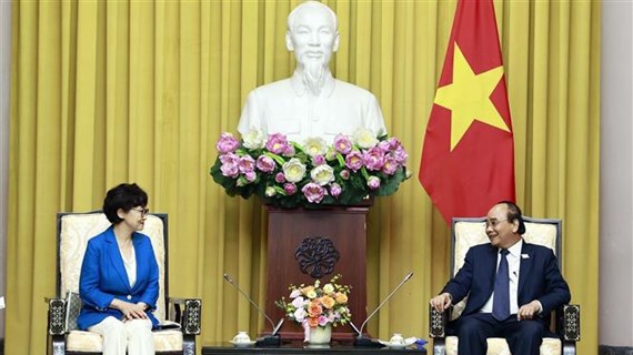 Presidente vietnamita recibe a Asociación de Sudcoreanos en el país